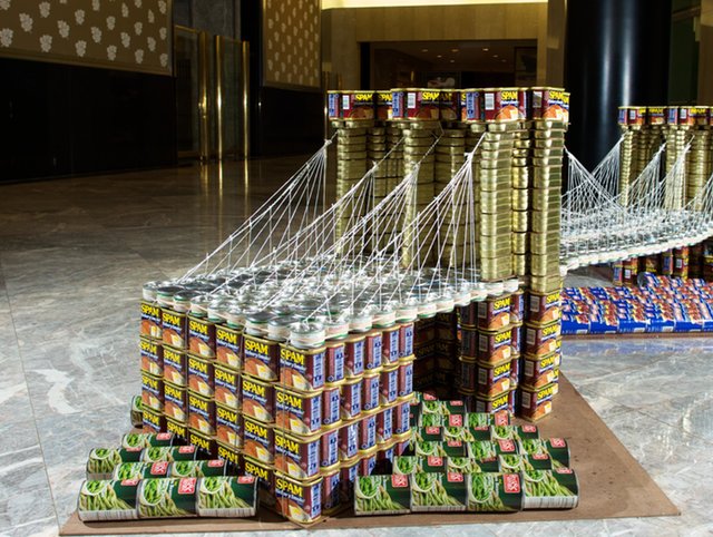 Sculptures Made From Canned