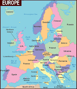 Map of Europe Countries Pictures (europe politica maps)