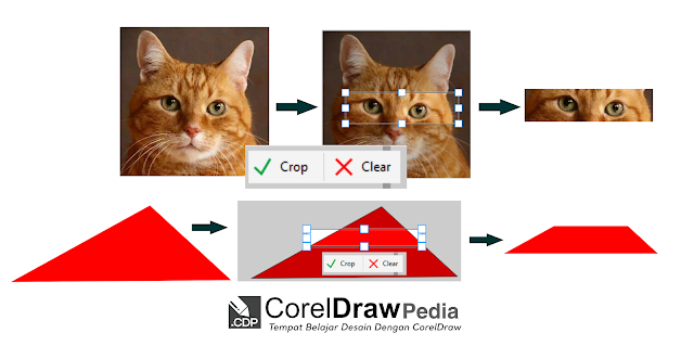Tutorial Cara memotong objek dengan fitur Croping di Coreldraw