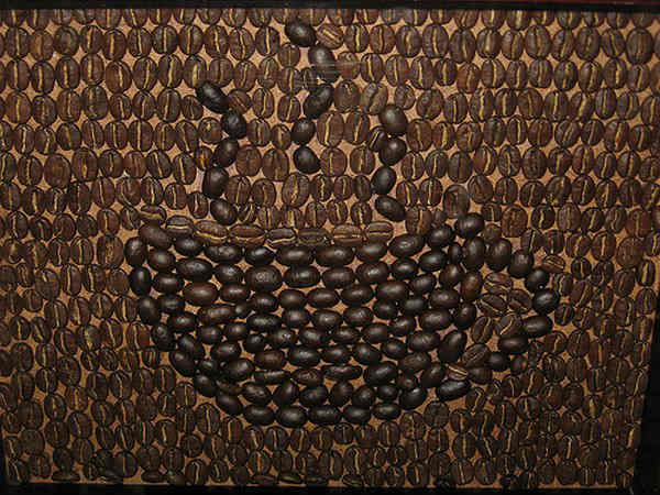 Ashok's Blog: Coffee Bean Art