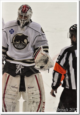 Handing off the puck