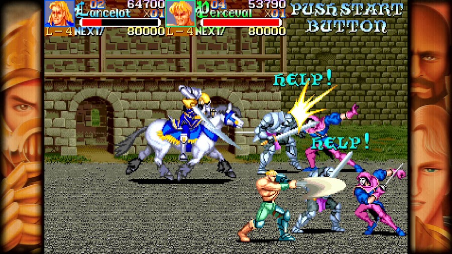 capcom beat em up games knights of the round