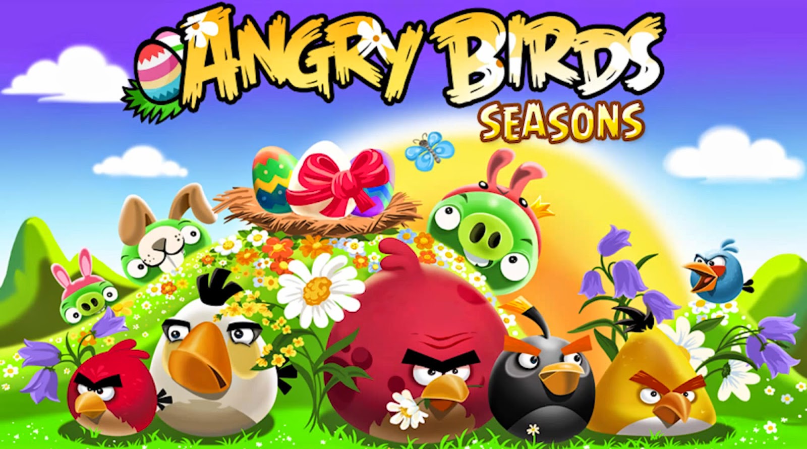 10 WALLPAPER ANGRY BIRDS HD KEREN Gambar Kartun Lucu Dan