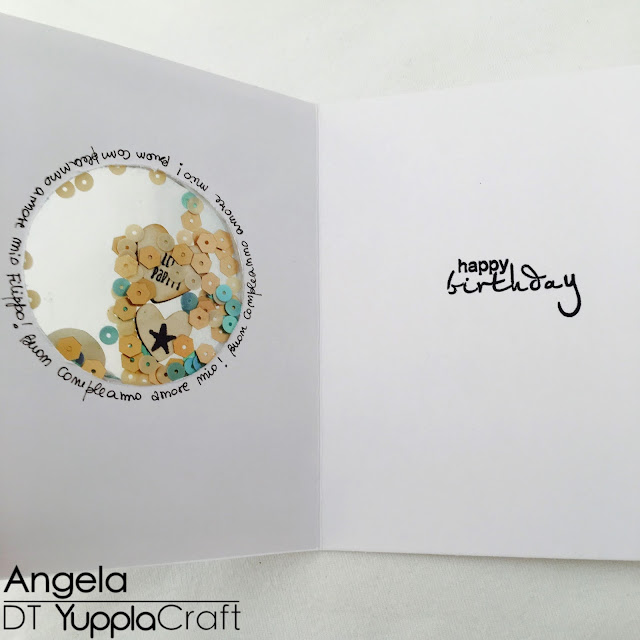 Happy Birthday Card by Angela Tombari for YupplaCraft 