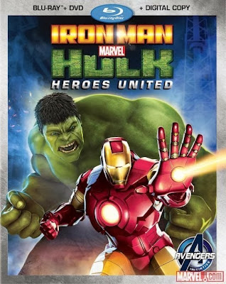 Poster Of Hollywood Film Iron Man & Hulk Heroes United (2013) In 300MB Compressed Size PC Movie Free Download At worldfree4u.com