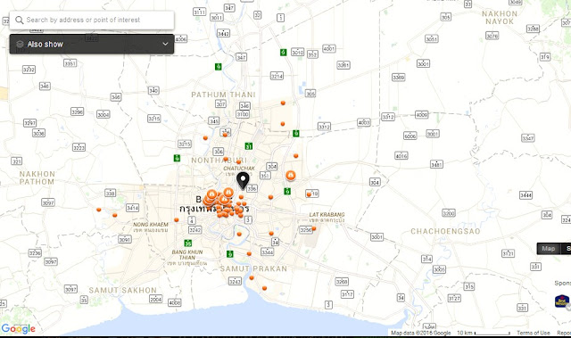  is 1 of famous supermarket which offering New yr Count downwards political party Land grade too opened upwards  BangkokThai: The Street Ratchada Bangkok Map - Tourist Attractions inward Bangkok Thailand