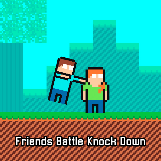 Friends Battle Knock Down 