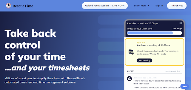 RescueTime: Track Your Time and Boost Your Efficiency