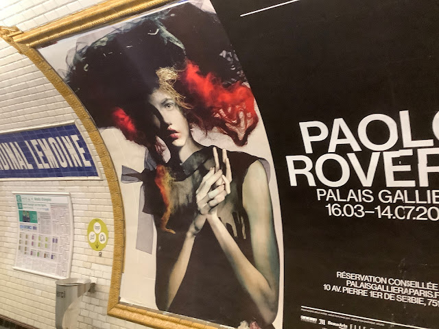 Metro poster of Paolo Roversi exhibit