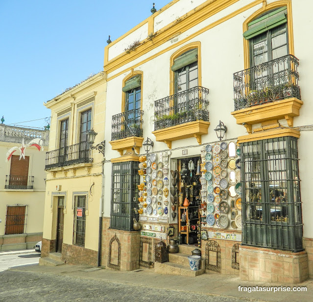 Arquitetura em Ronda na Andaluzia