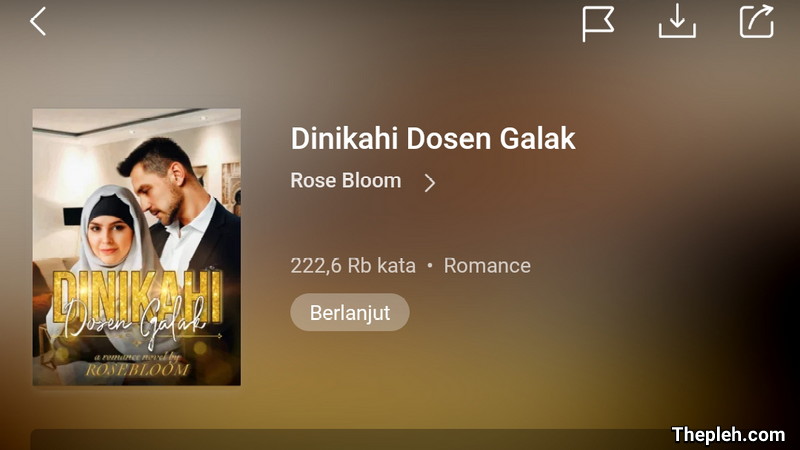 Novel Dinikahi Dosen Galak Full Bab