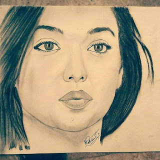 Pencil Sketch of Pakistani Celebrities