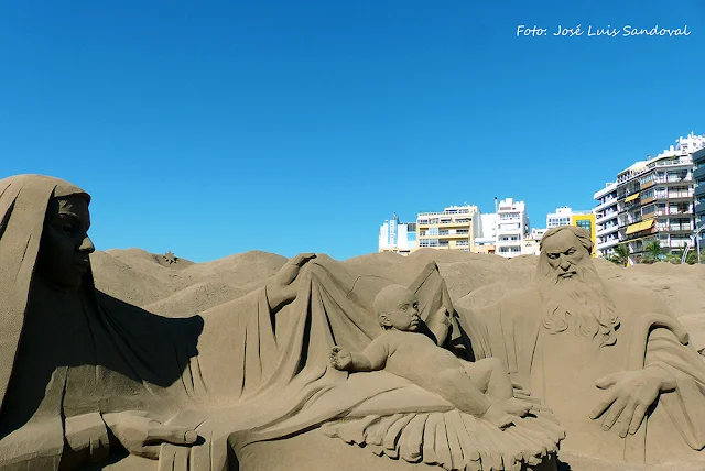 fotos Belén de Arena de Las Canteras 2016-2017 solidario