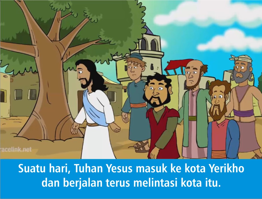 Komik Alkitab Anak: Tuhan Yesus Memanggil Zakheus