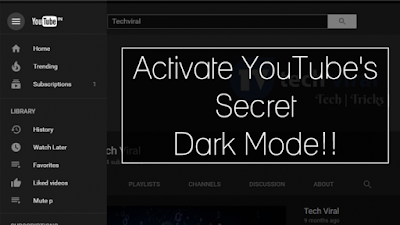 YouTube Memiliki Sebuah Rahasia * Dark mode * - Berikut Bagaimana Anda Bisa Mengaktifkan nya!