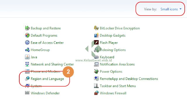 Cara Mengatur Regional Setting Komputer 3