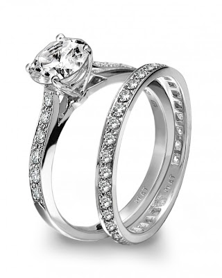 Engagement Ring With Platinum Diamond