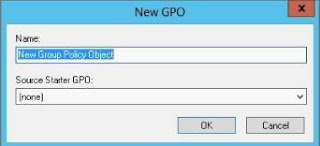 Group Policy New GPO