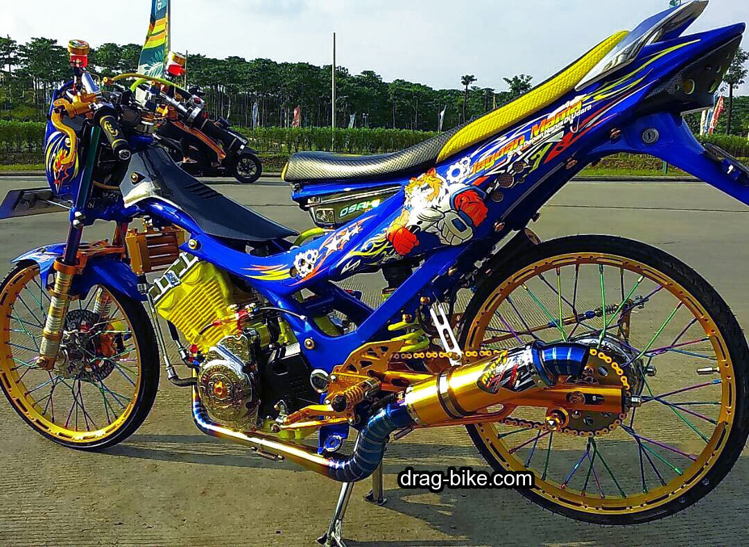 50 Foto Gambar Modifikasi SATRIA FU Build Up Thailand Air Brush