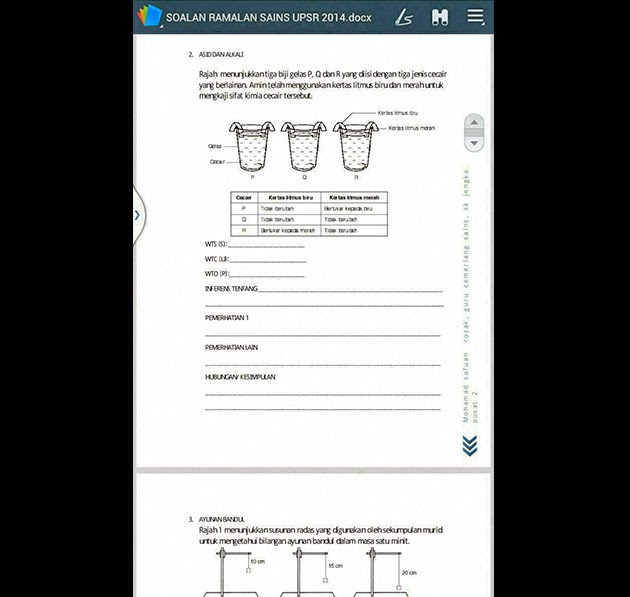 Kertas Soalan Sains dan Bahasa Inggeris UPSR Bocor. Salah 