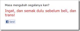 facebook send button
