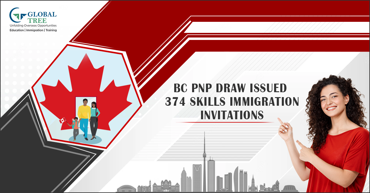 British Columbia PNP Draw Issued 374 Skills Immigration Invitations – Global Tree