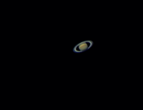 Saturn over the Coachella Valley, CA 5-2-16