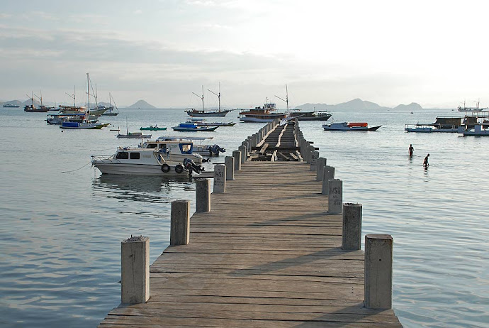 Muelle en el mar