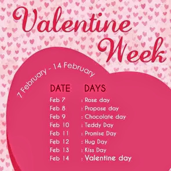 Valentine Week List 2015 Dates Schedule - Rose Day ...