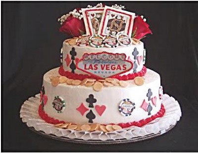 Las Vegas Wedding Cake