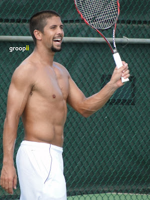 Fernando Verdasco Shirtless at Cincinnati Open 2011