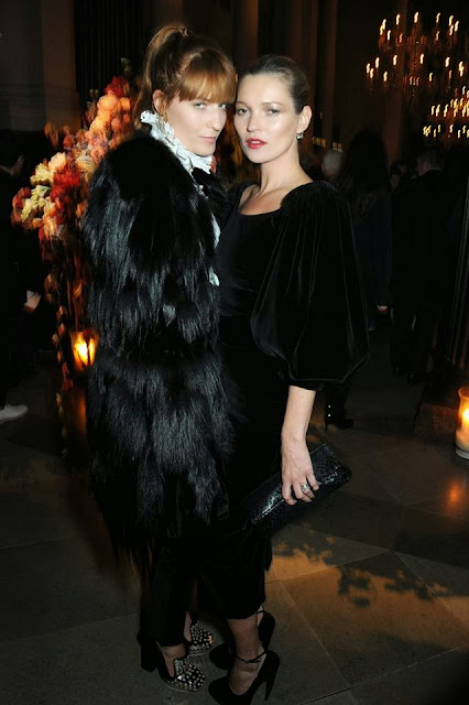 Florence Welch and Kate Moss at the Alexander McQueen