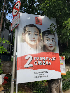 2024 Indonesia presidential poster