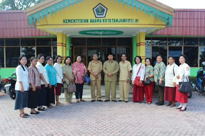 Guru Pendidikan Agama Kristen Temu Ramah dengan Kakankemenag Tanjungbalai