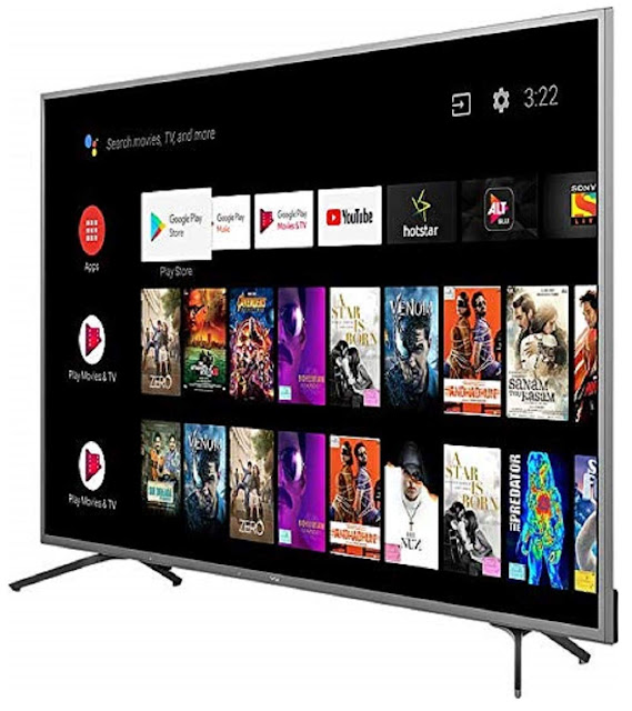 VU 108 cm (43 Inches) 4K Ultra HD Smart LED TV 43 OA (Silver) (2019 Model)