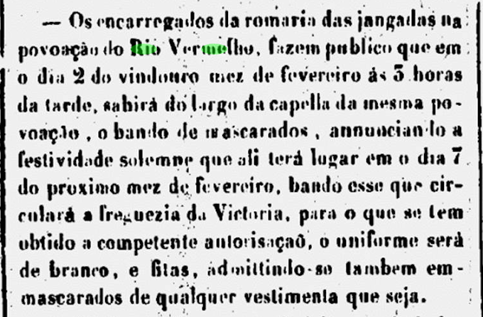 Romaria de jangadas na povoação do Rio Vermelho em 1841