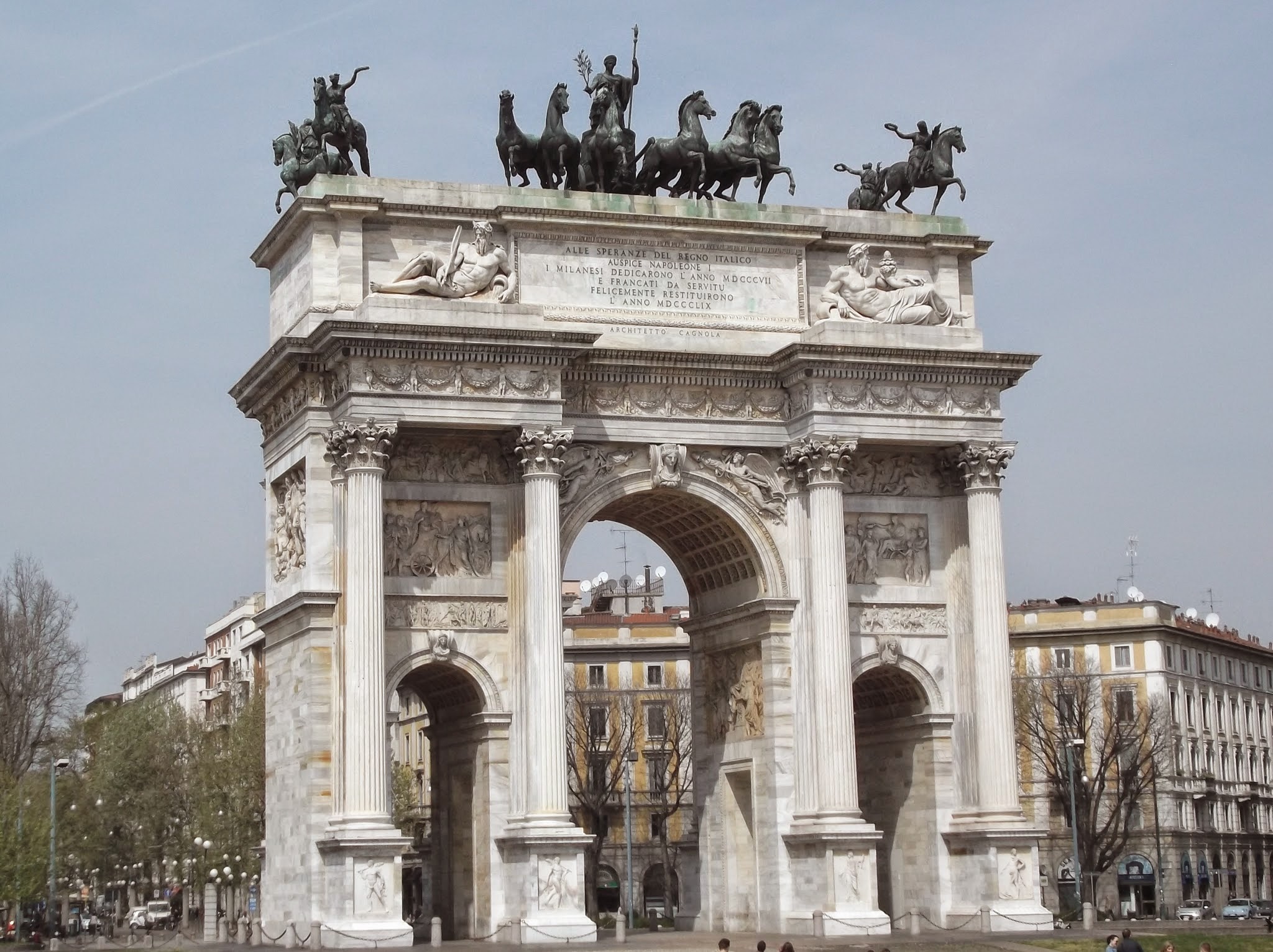 huge Marble Arch