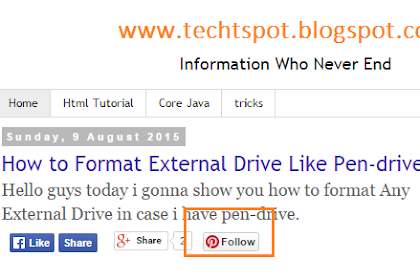 How To Add Together Pinterest Follow Push To Blogger Posts Amongst Pictures