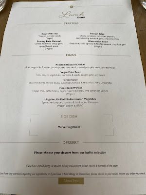 Champneys Forest Mere Lunch Menu two