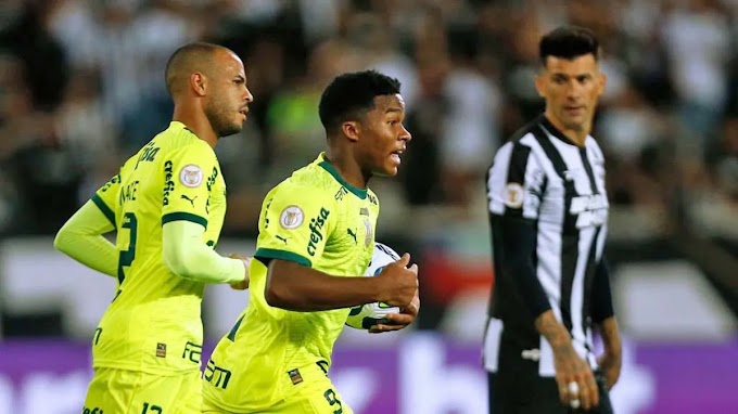 Palmeiras vira jogo espetacular contra o Botafogo e diminui diferença no Brasileirão