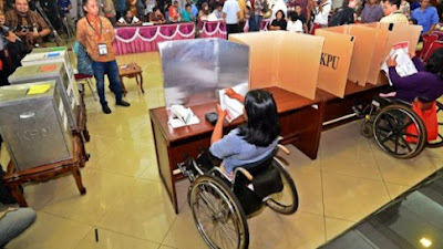 KPU Kota Bekasi Bakal Berikan Kemudahan Pemilih Disabilitas dengan Cara Ini