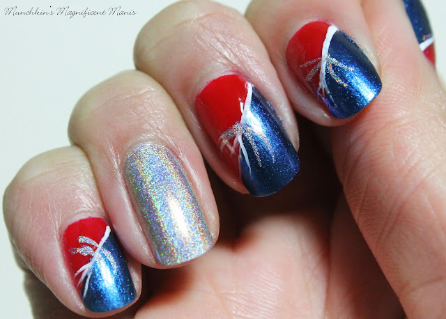 4th of July Nail Design 