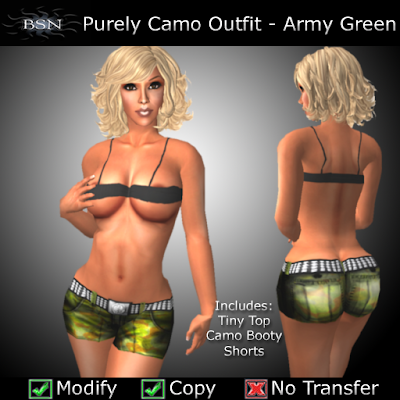 BSN Purely Camo Outfit - Army Green