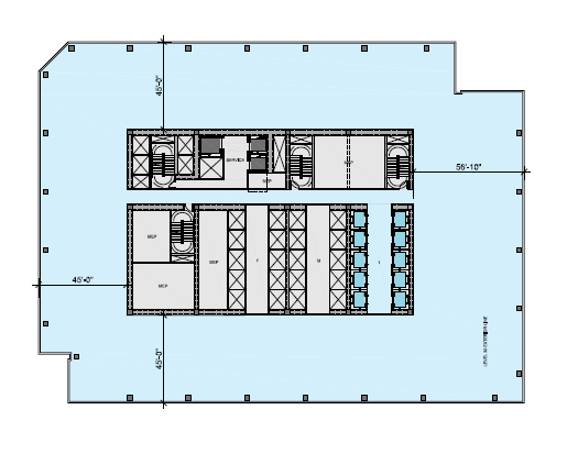 Picture of north tower lower floor plan