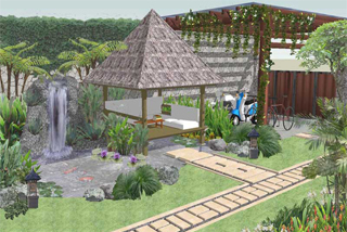  Desain  Taman Belakang  Minimalis  Rancangan Rumah dan Tata 
