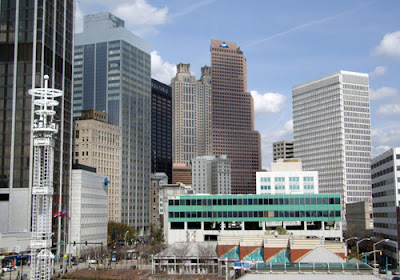 Atlanta Skyline, from a rooftop parking deck