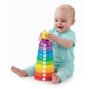 Fisher-Price Brilliant Basics Stack & Roll Cups