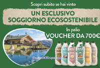 Adez : vinci 30 voucher da 700€ per soggiorni ecosostenibili