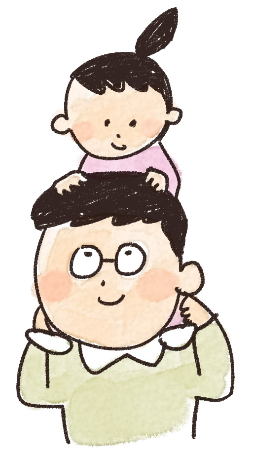 肩車のイラスト お父さんと娘 ゆるかわいい無料イラスト素材集 肩車のイラスト お父さんと娘 ゆるかわいい無料イラスト素材集