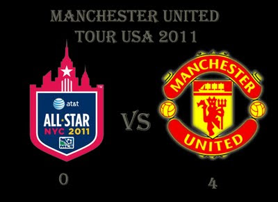 Man Utd Tour USA MLS All-Stars 0 v 4 Manchester United
